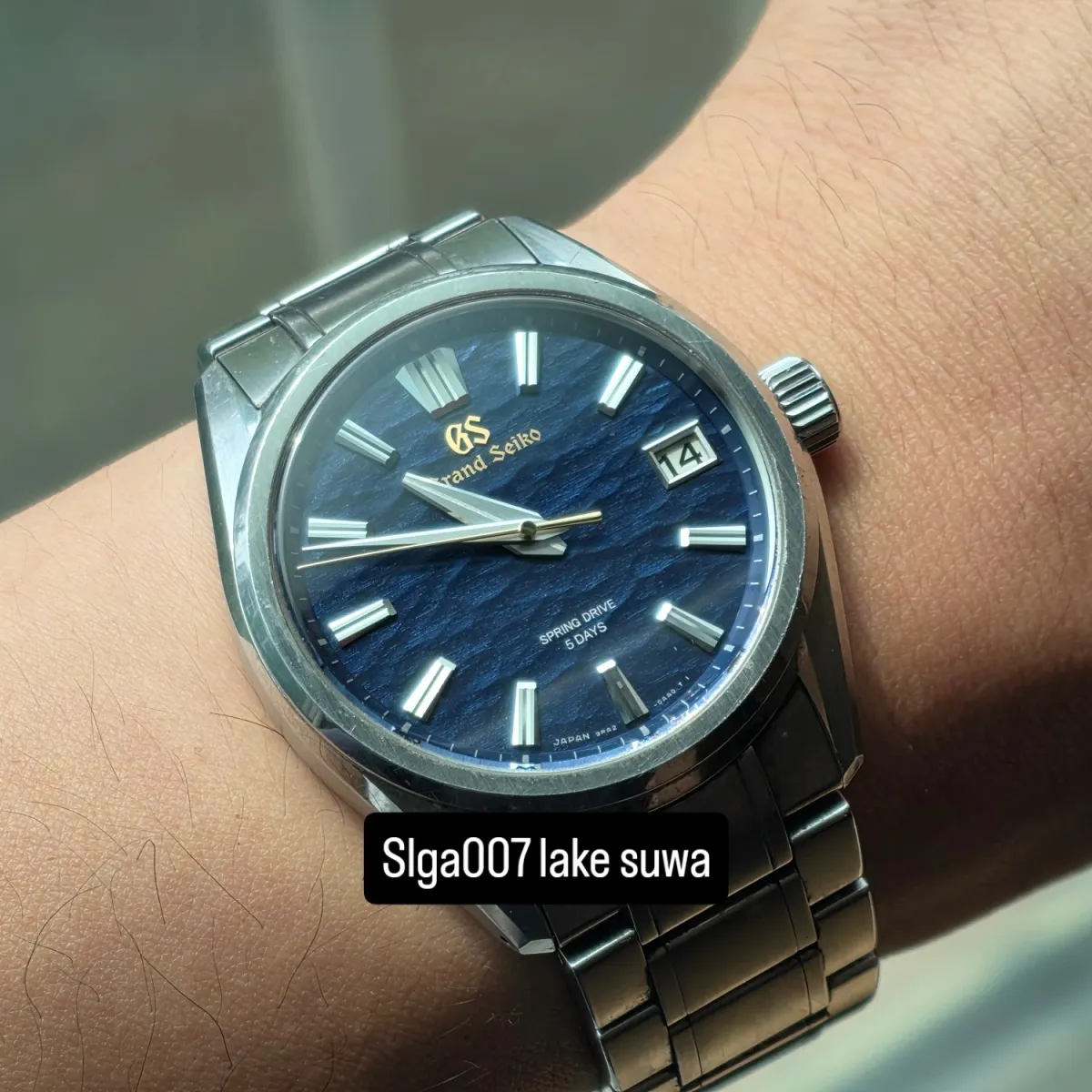 Grand Seiko(그랜드 세이코) 에볼루션9 스프링드라이브(레이크 스와) SLGA007