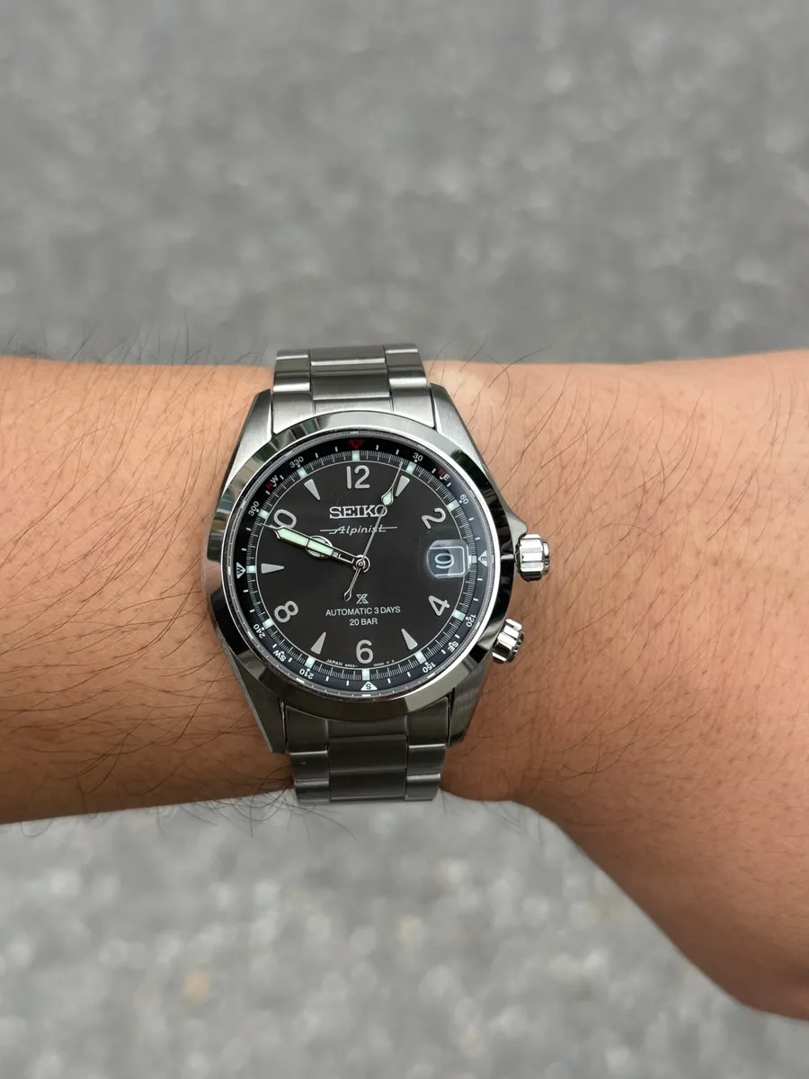 Seiko(세이코) 알피니스트 SPB505J1 (신형, 검은색 다이얼)