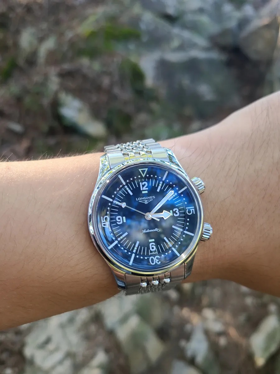 Longines(론진) Heritage Legend Diver (Blue) L3.764.4.90.9 (블루 래커 다이얼, 39mm)