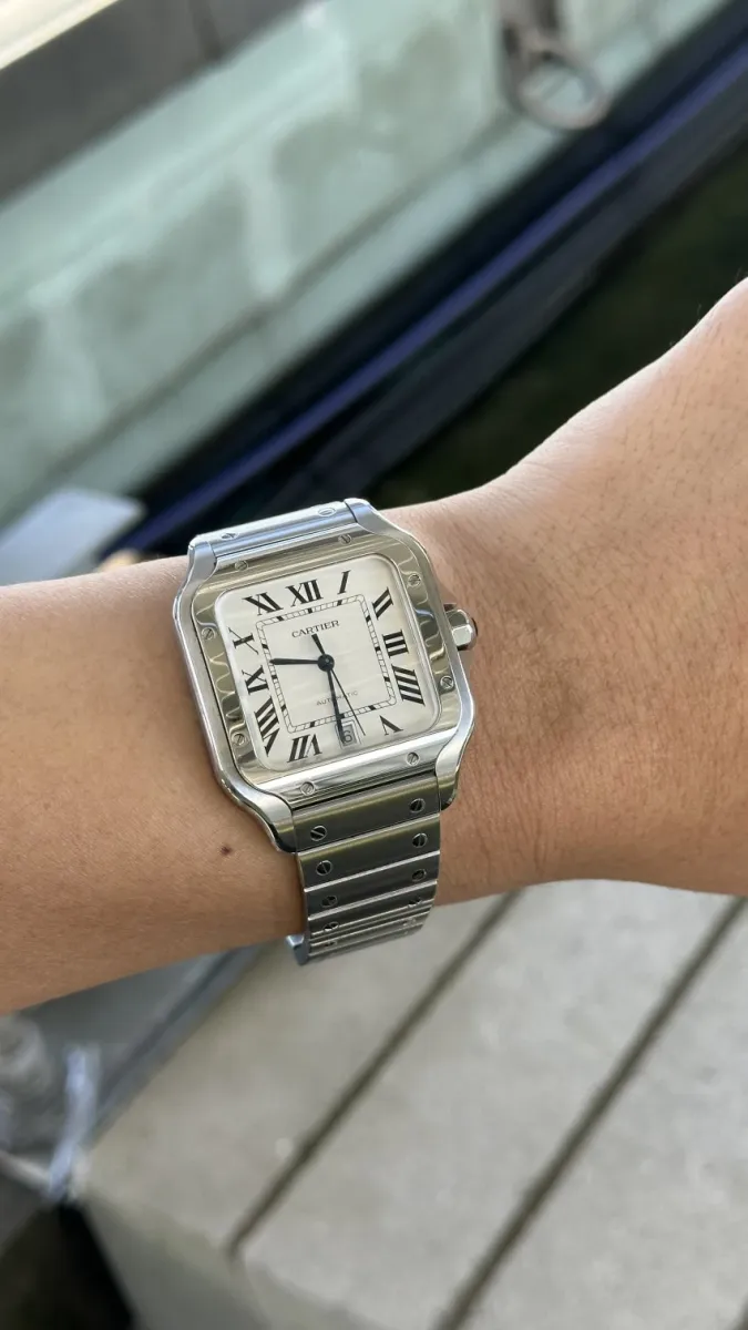 Cartier(까르띠에) 산토스 드 까르띠에 라 (산토스 라지) WSSA0018