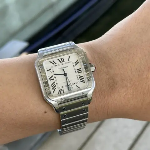 Cartier(까르띠에) 산토스 드 까르띠에 라 (산토스 라지) WSSA0018