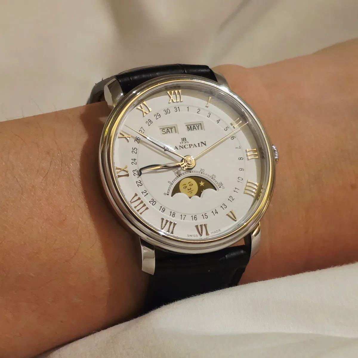 Blancpain(블랑팡) Villeret Quantième Complet Phases de Lune 6654 1127 55B