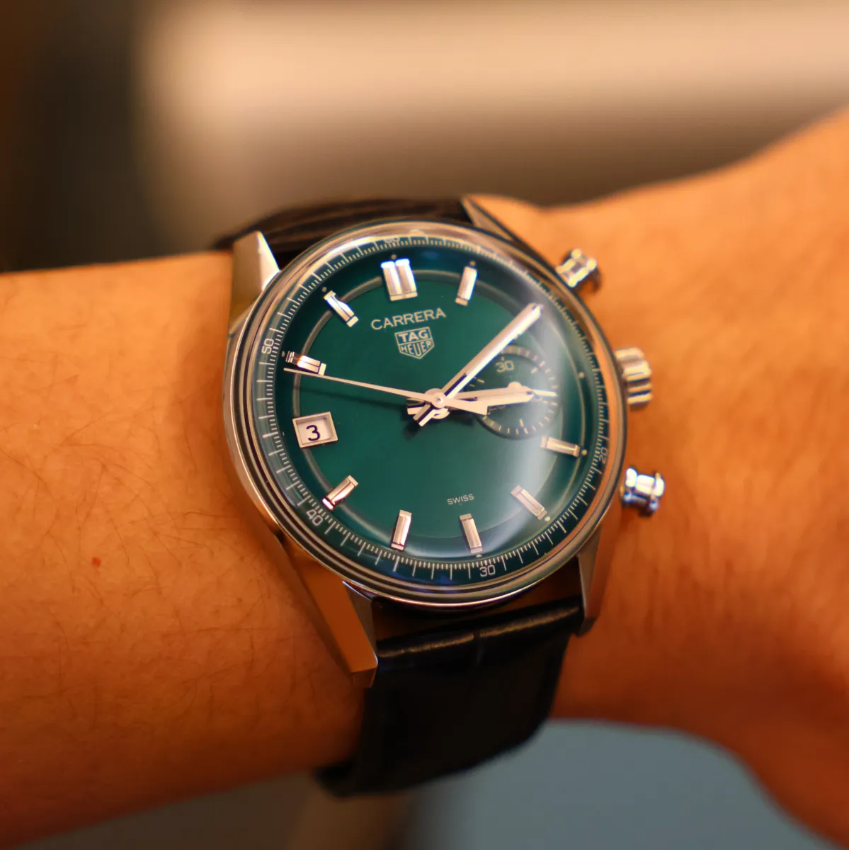 TAG Heuer(태그호이어) Carrera Chronograph Glassbox Dato CBS2211.FC6545