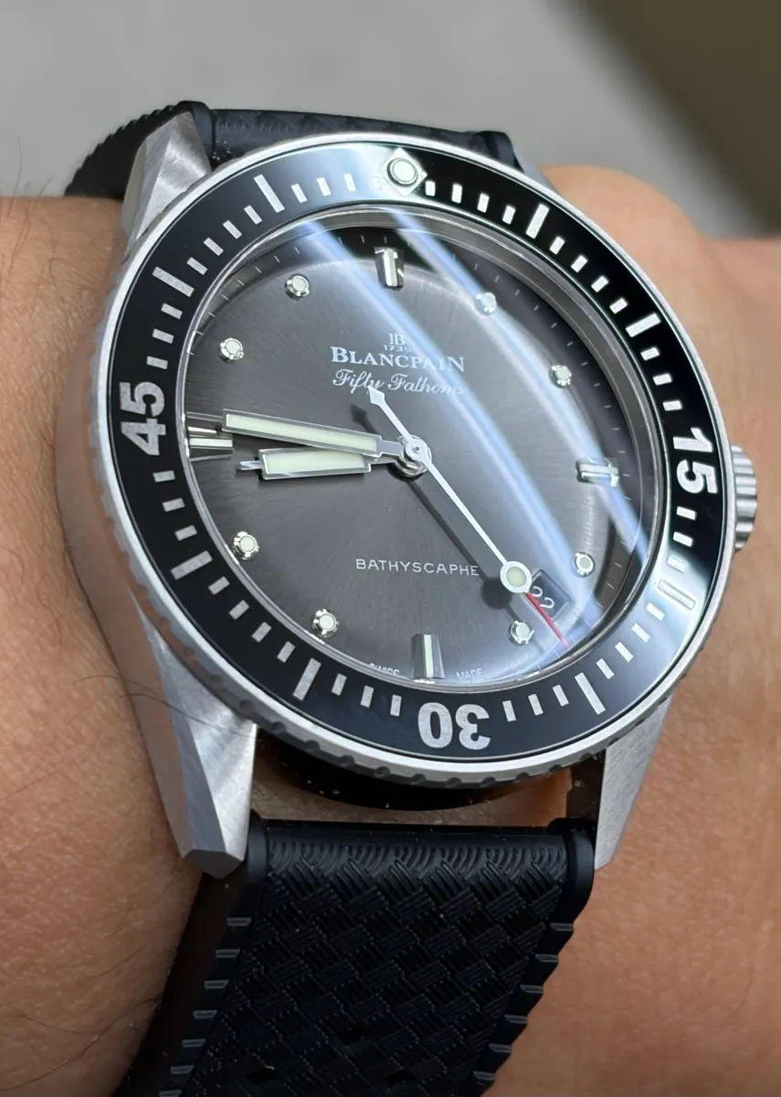 Blancpain(블랑팡) Fifty Fathoms(피프티 패덤즈) Bathyscaphe(바티스카프) 5100B 1110 B52A (블랙)