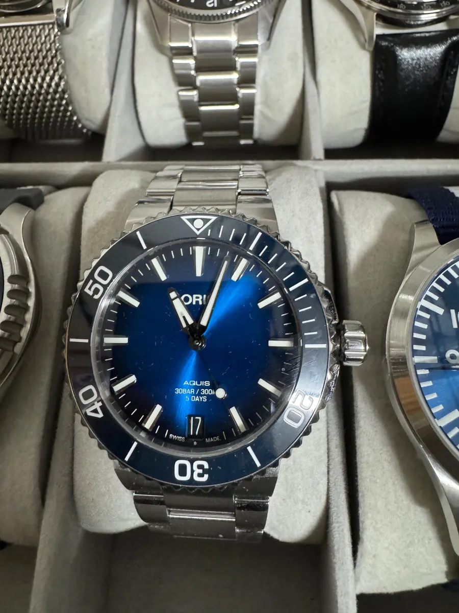 Oris(오리스) 다이버 아퀴스 01 400 7769 4135-07 8 22 09PEB