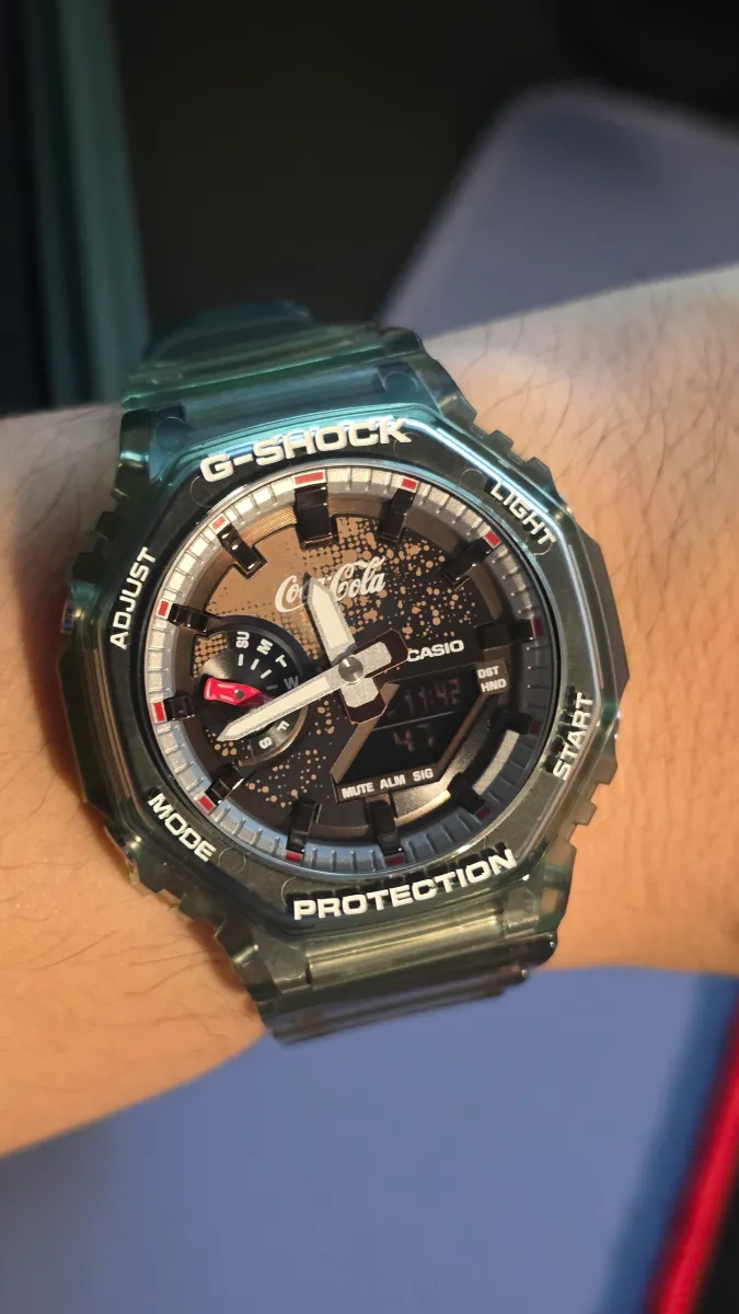 G-SHOCK 지얄오크 코카콜라에디션 GA-2100CC-3AJR