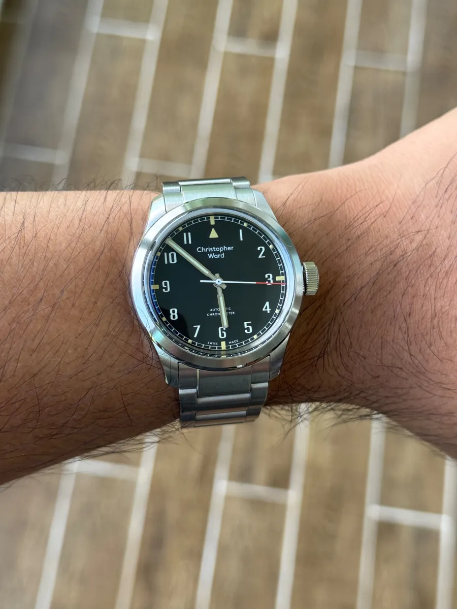 Christopher Ward(크리스토퍼 와드) Military C65 Sandhurst Series 1 C65-38A3H2-S00K0-B0