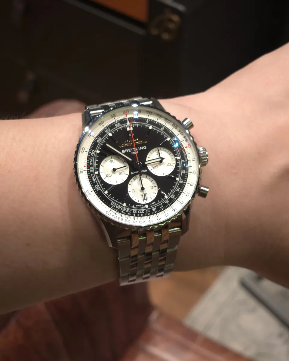 Breitling(브라이틀링) Navitimer Chronograph AB0138211B1A1(역팬더 43mm)