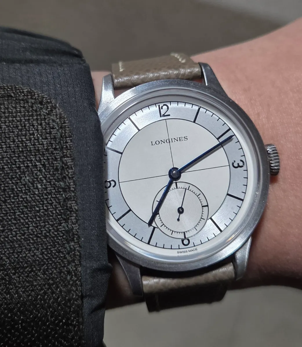 Longines(론진) heritage 섹터다이얼 흰판