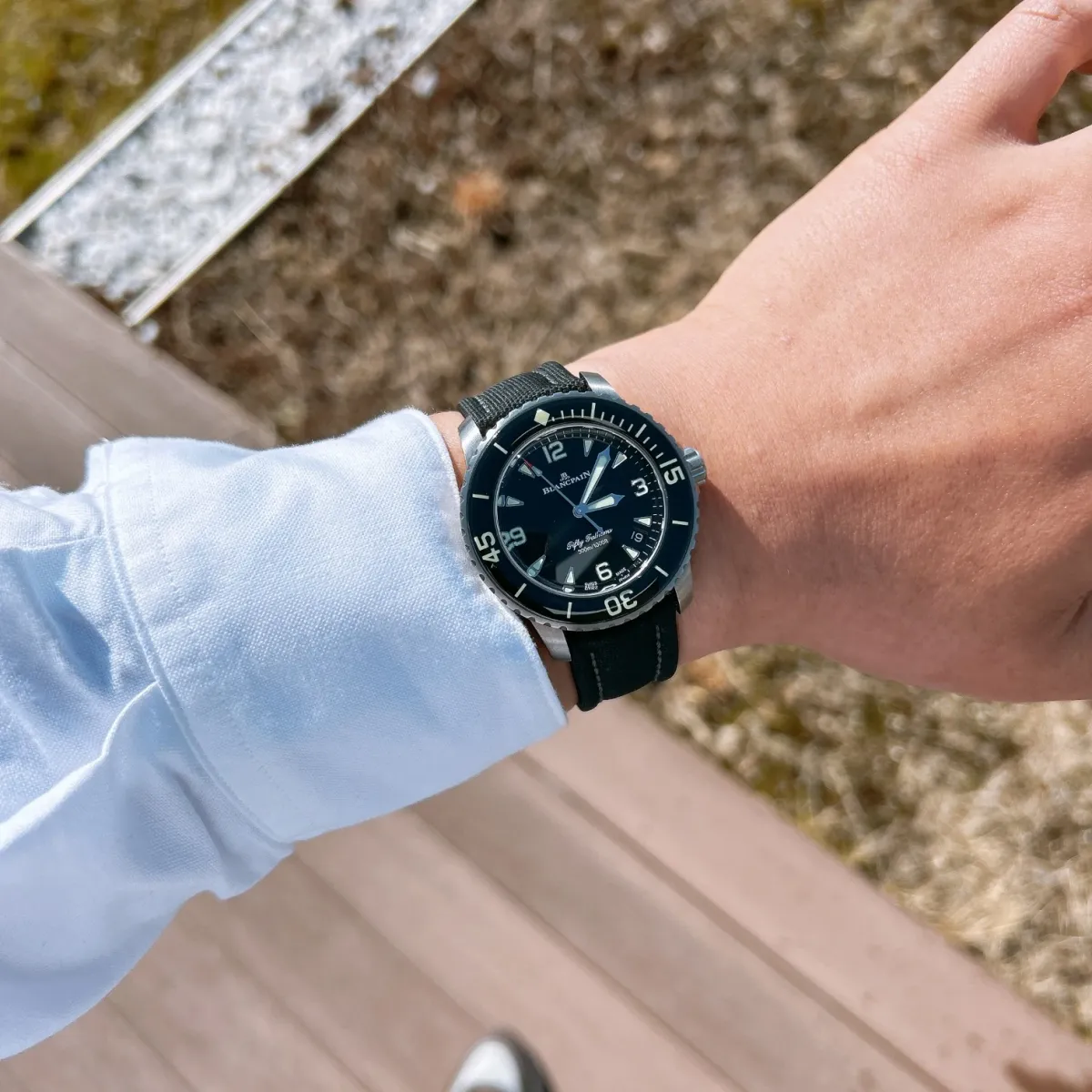 Blancpain(블랑팡) Fifty Fathoms 42mm titanium 5010 12B30 B64B
