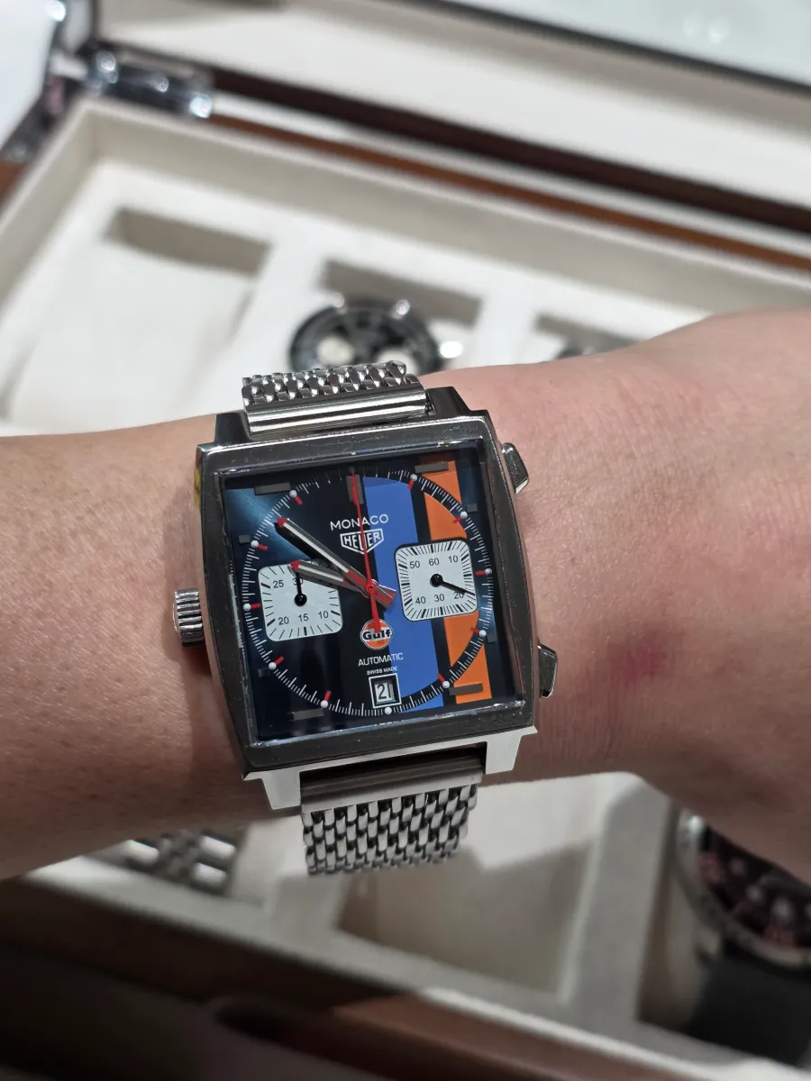 Tagheuer(태그호이어) Monaco Gulf Calibre 11 CAW211R