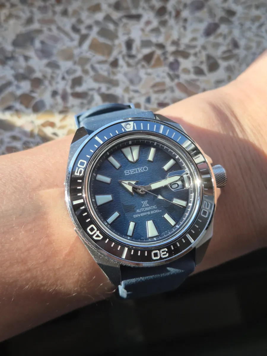 Seiko(세이코) SAVETHEOCEAN 다크만타 킹사무라이 Srpf79