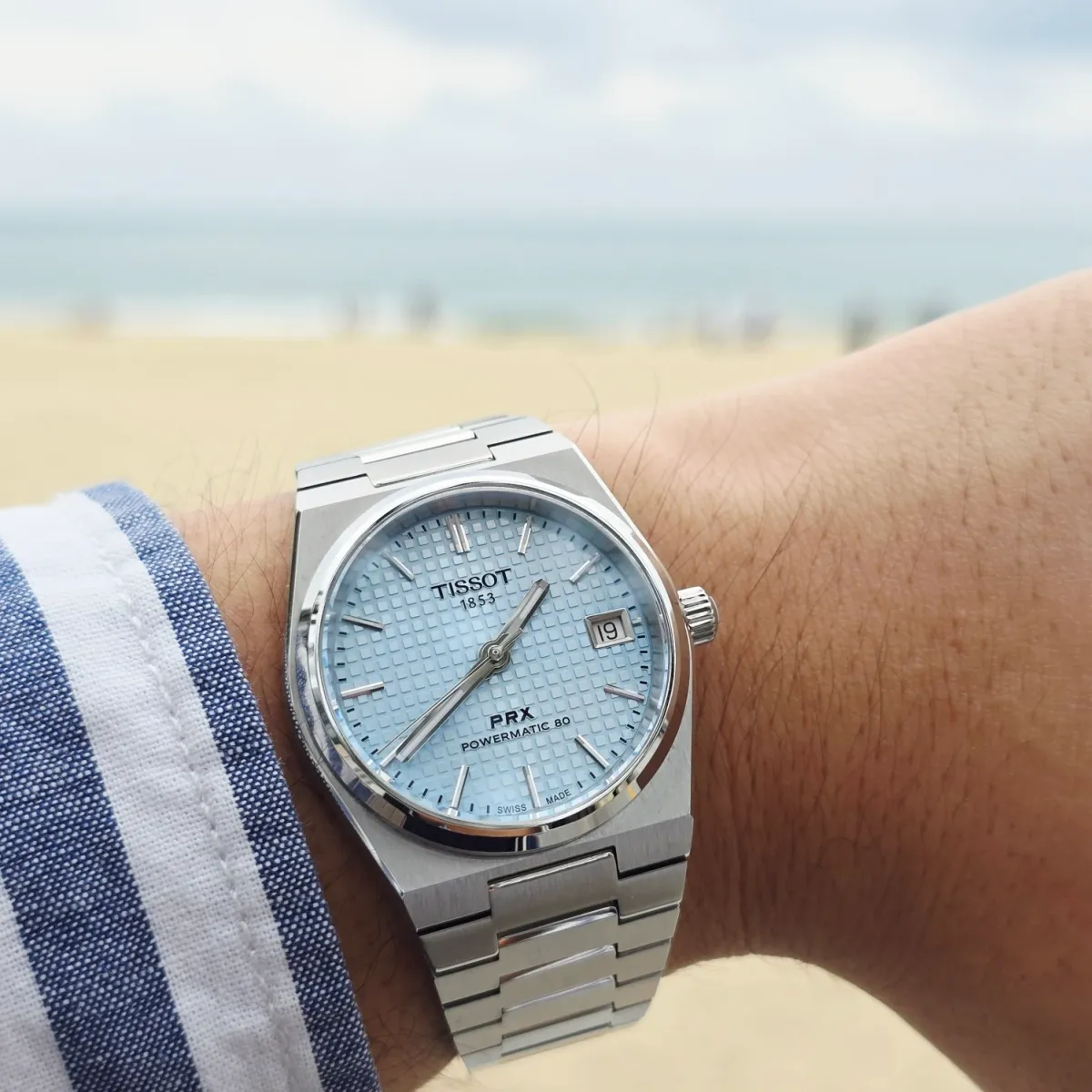Tissot(티쏘) PRX Powermatic 80 T137.207.11.351.00 (35mm 아이스블루)