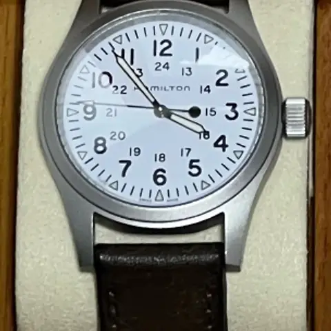 해밀턴 카키필드 메카니컬38mm (흰판)