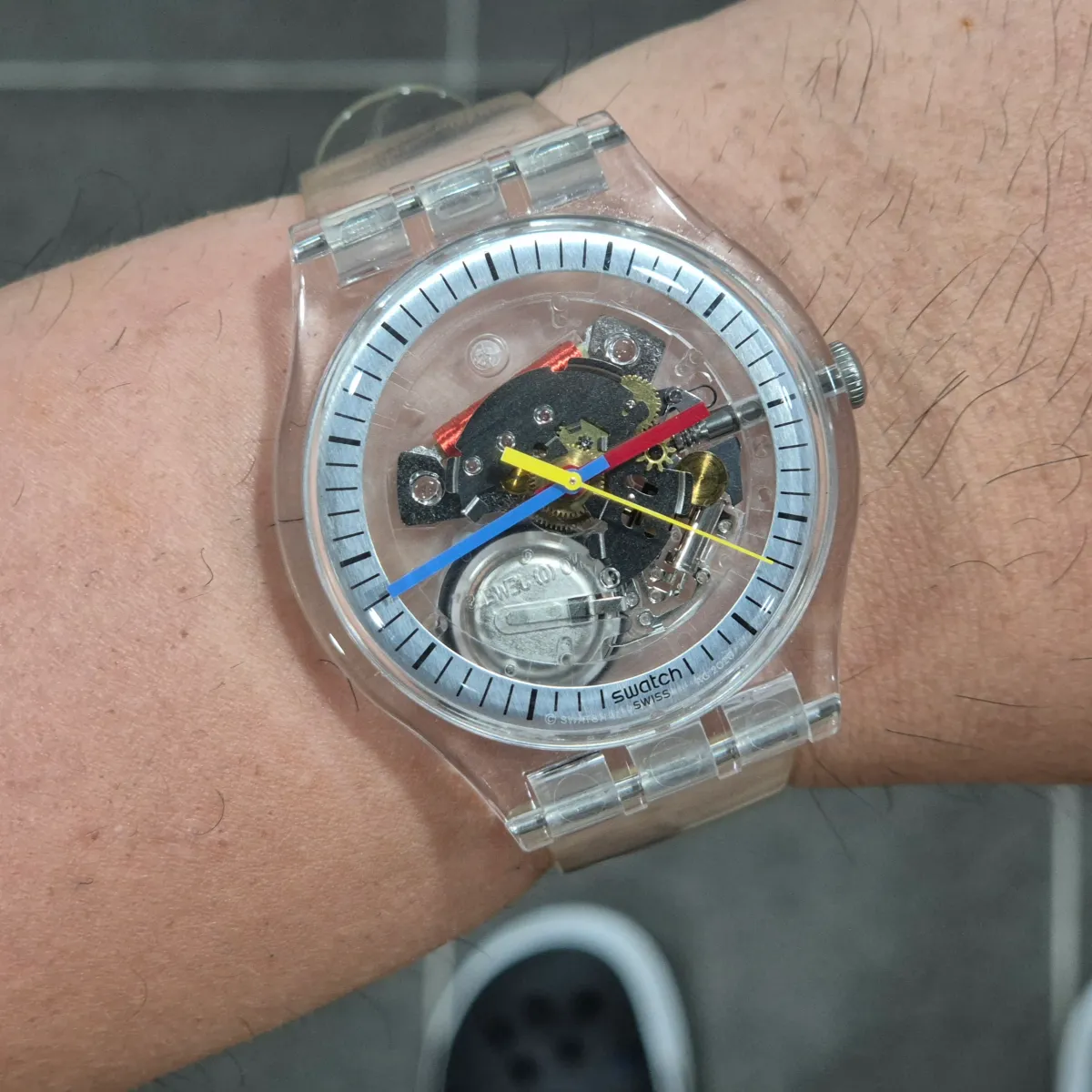 Swatch Clear New Gent SO29K100-SO6